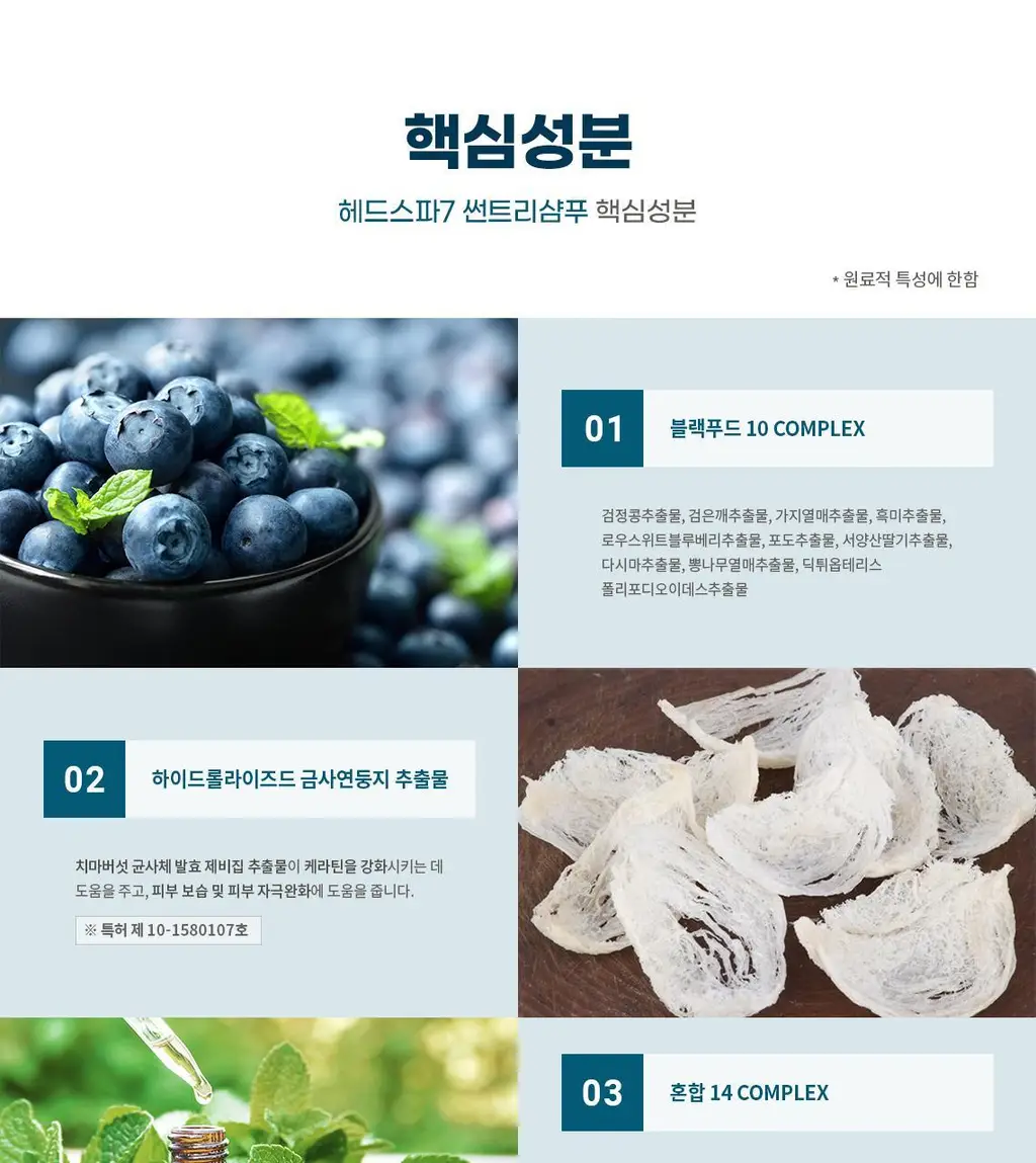 [편백샴푸] 헤드스파7 썬트리 샴푸 500g (탈모증상완화) 상세페이지 23